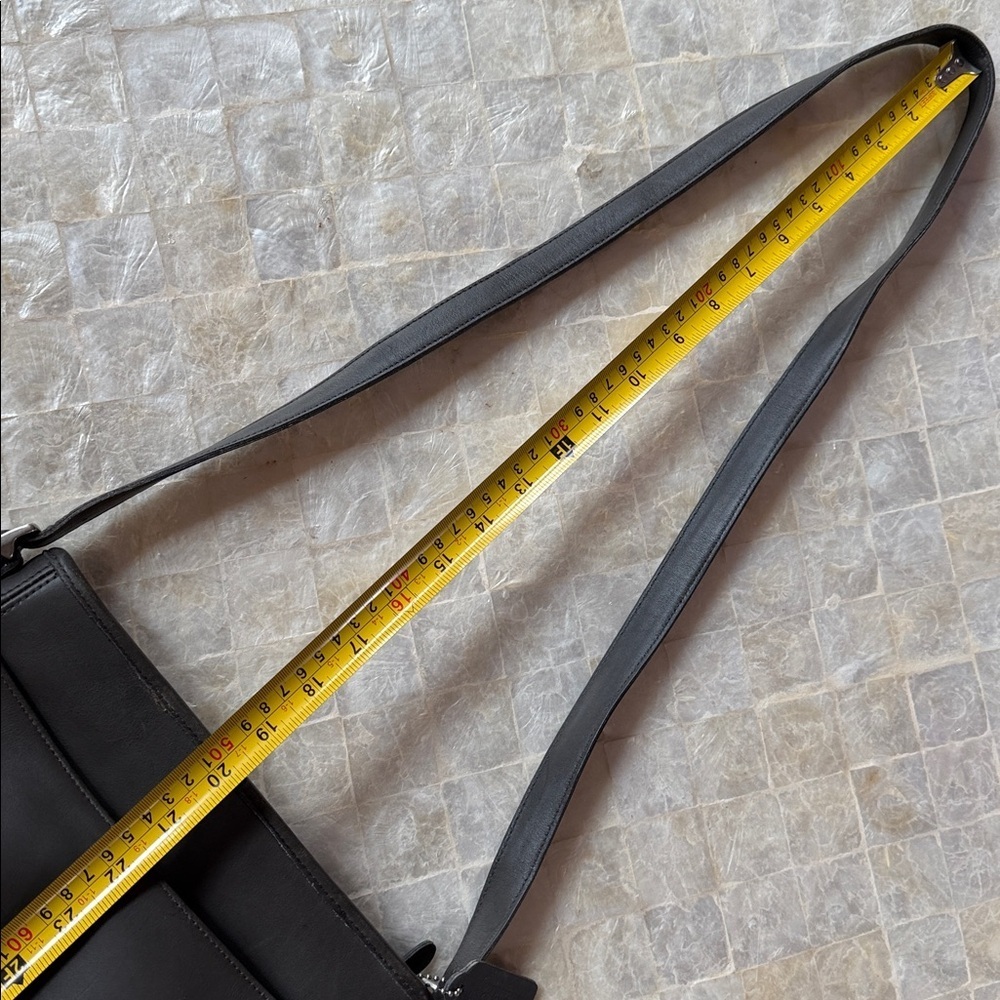 Coach Chelsea Vintage 6000 Gray Leather CrossBody Bag purse grey - Picture 11 of 13